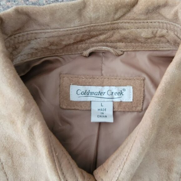 Coldwater Creek Women's Suede Jacket Large - Picture 5 of 7